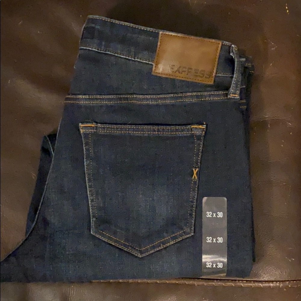Dark denim Express jeans 32x30